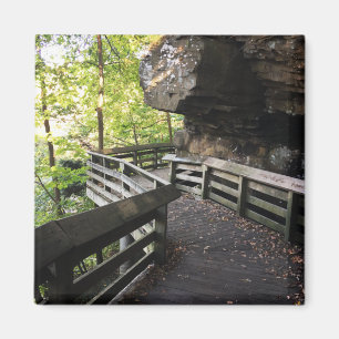 brandywine falls wooden path magnet