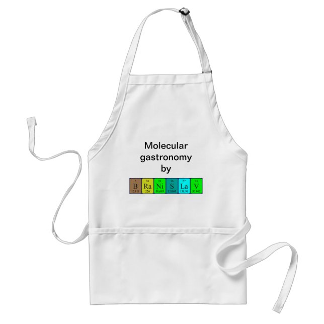 Branislav periodic table name apron (Front)