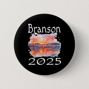 Branson 2025 Matching Family Vacation Group Getawa 6 Cm Round Badge