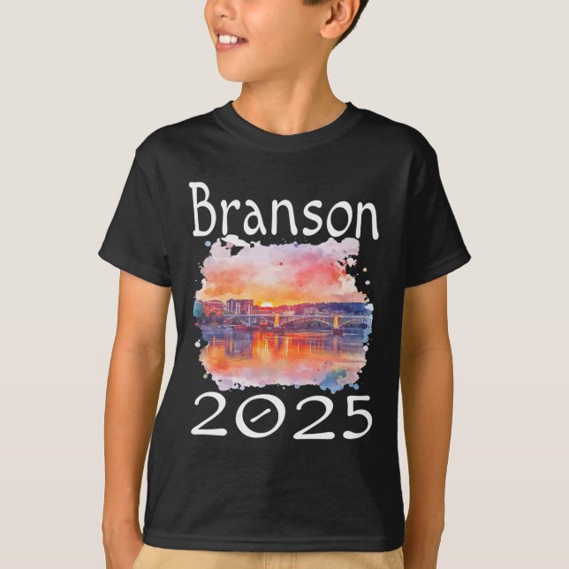 Branson 2025 Matching Family Vacation Group Getawa T-Shirt (Front)