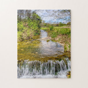 Branson Fall Creek Stream Jigsaw Puzzle