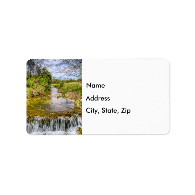 Branson Fall Creek Stream Label (Front)