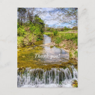 Branson Fall Creek Stream Thank you Postcard