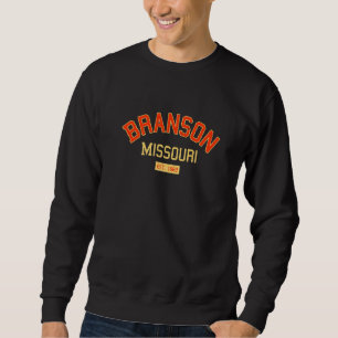 Branson Missouri 1882 Vintage Mo Retro Ozark Lake Sweatshirt