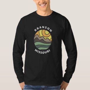 Branson Missouri Mountains MI Vacation Souvenir T-Shirt