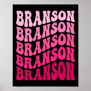 Branson Missouri Vacation Souvenir Retro Graphic Poster