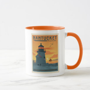 Brant Point Lighthouse   Nantucket MA Mug