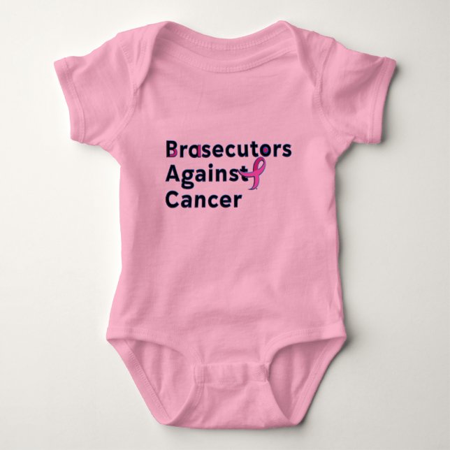 Brasecutors Against Cancer - Baby One-Piece Bodysuit (Front)