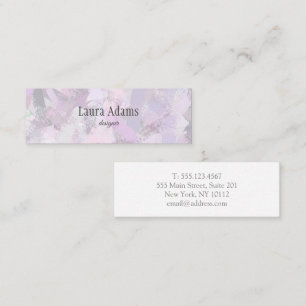 Brash strokes texture business card