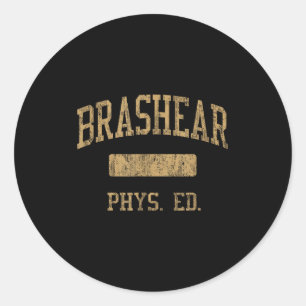 Brashear High School Hs Ttsburgh Pa Phys Ed  Classic Round Sticker