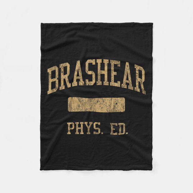 Brashear High School Hs Ttsburgh Pa Phys Ed  Fleece Blanket (Front)
