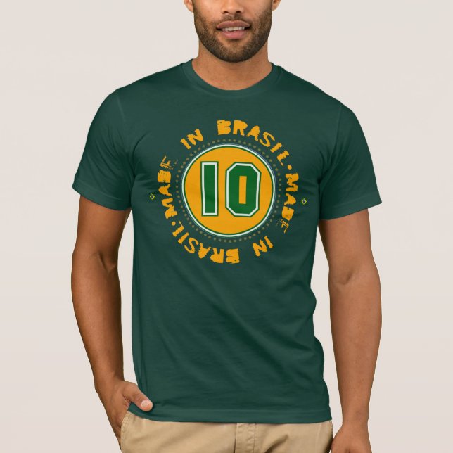 Brasil 10 T-Shirt (Front)