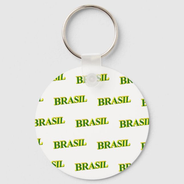 Brasil 3D Key Ring (Front)