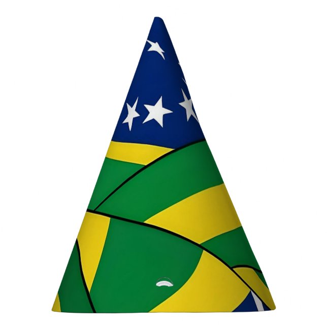 Brasil (AI created) Party Hat (Right)
