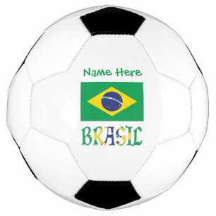 Brasil Bandiera Personalised Soccer Ball