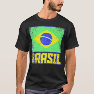 Brasil Brazil Flag Country Brazilian Pride T-Shirt