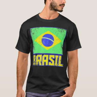 Brasil Brazil Flag Country Brazilian Pride T-Shirt
