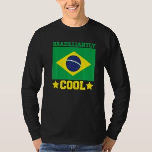 Brasil Brazilliantly Cool Brazilian Roots Brasilei T-Shirt