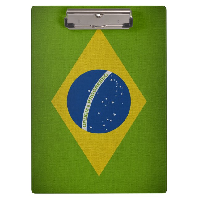 Brasil Flag Clipboard (Front)