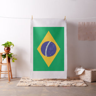 Brasil flag fabric