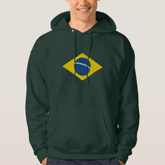 Brasil Flag Hoodie (Front)