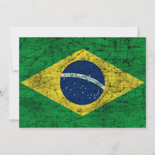 brasil flag invitation