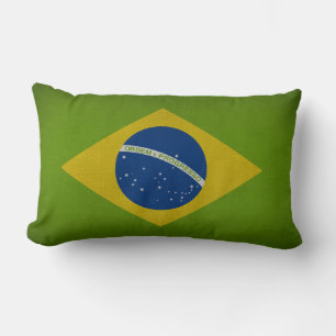Brasil Flag Lumbar Cushion
