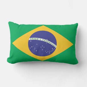 Brasil flag lumbar cushion