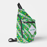 Brasil Flag Personalised Tiled