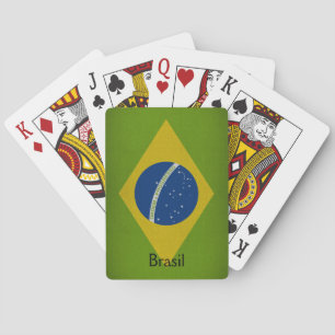 Brasil Flag Playing Cards