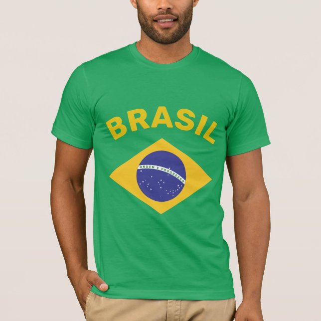 Brasil flag T-Shirt (Front)