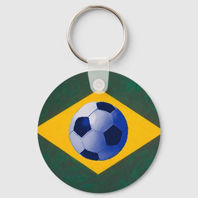 BRASIL FOOTBALL LOVERS KEY RING (Front)