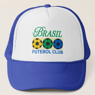 Brasil Futebol Club Vintage Soccer Trucker Hat