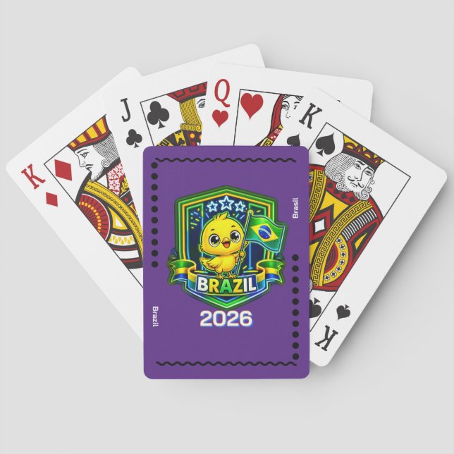 Brasil Kids Playing Cards (Back)