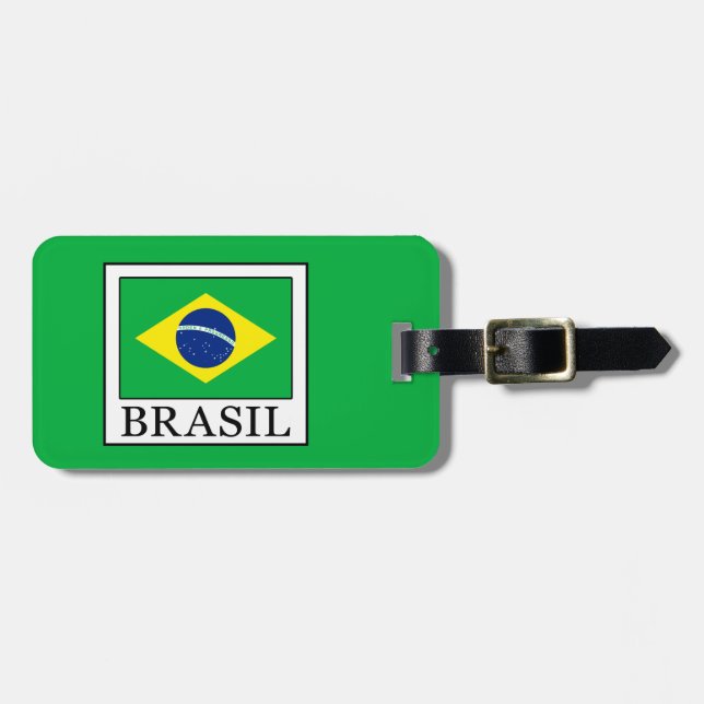 Brasil Luggage Tag (Front Horizontal)