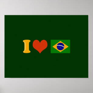 Brasil pop art poster