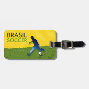 Brasil Soccer Luggage Tag