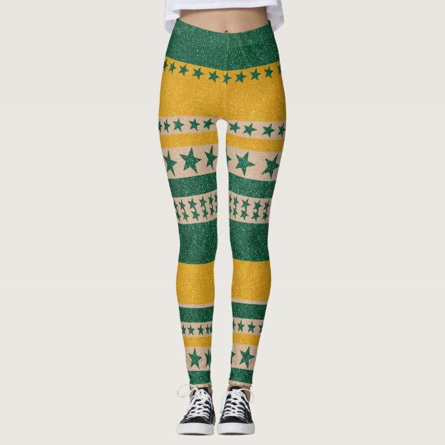 Brasil World Cup 2026 Leggings (Front)