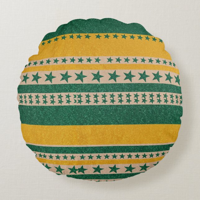 Brasil World Cup 2026 Round Cushion (Front)