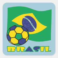 Brasileiro Futebol e Bandeira Brasil in Portuguese