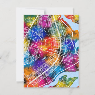 Brasília Brazil City Map Postcard