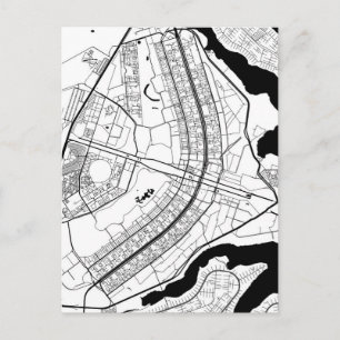 Brasília Brazil Map Postcard