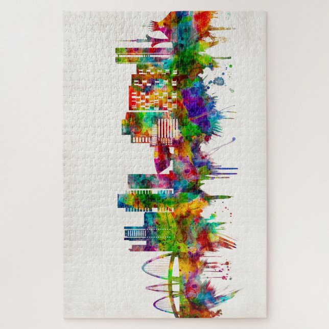 Brasilia Brazil Skyline Jigsaw Puzzle (Vertical)