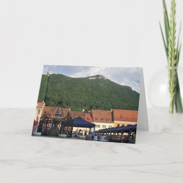 Brasov, Romania Blank Greeting Card (Front)