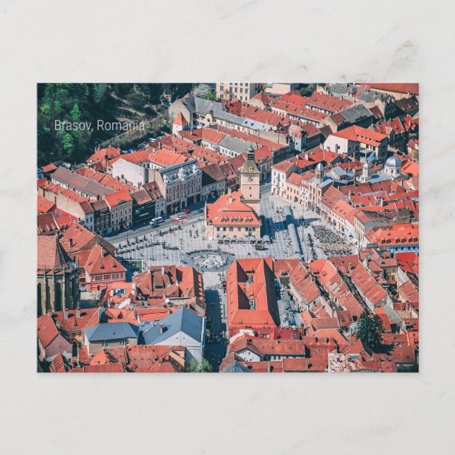 Brasov, Romania cityscape, Postcard (Front)