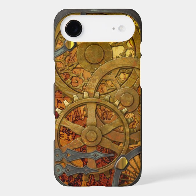 Brass and Bronze Steampunk iPhone 4 Case-Mate iPhone Case (Back)