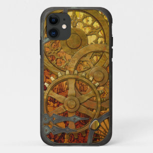 Brass and Bronze Steampunk iPhone 5 Case-Mate iPhone Case