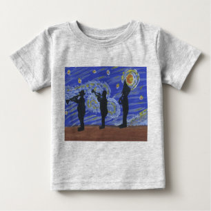Brass Band on Stormy Night Baby T-Shirt