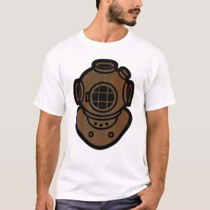 Brass Diving Helmet T-Shirt