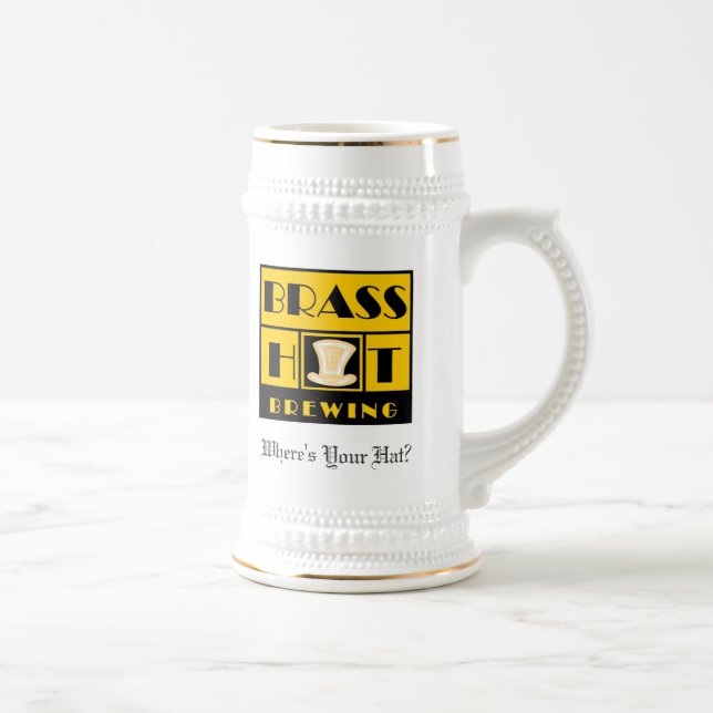 Brass Hat Brewing Stein (Right)